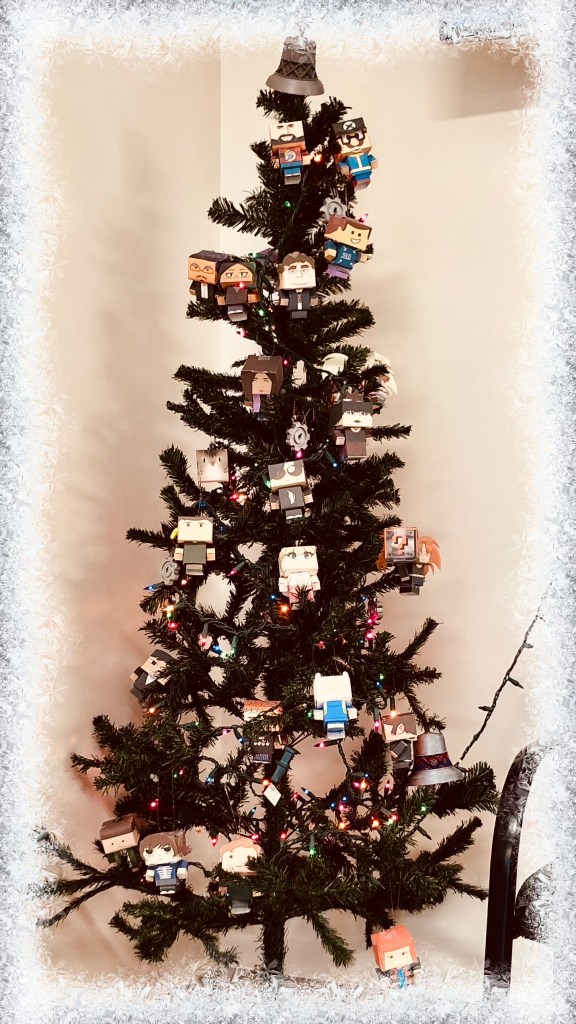 The SkillsUSA Christmas tree with student created ornaments.